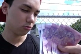 Amateur Virgin Latino Boy In Red Baseball Cap Paid To Fuck Stranger He Met On Streets POV