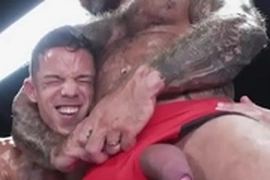 GAYWIRE - Nic Sahara Learning How to Wrestle and Fuck From Jason Collins