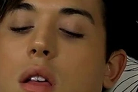Adorable twink Jamie loves riding dildo in ass then gets off
