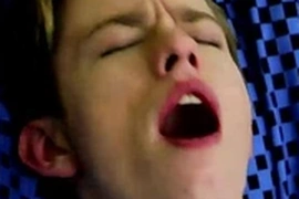 Adorable twink guy Nico Michaelson gets horny and wanks it