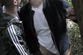 Russian boy bareback fucked in front of 2 mates