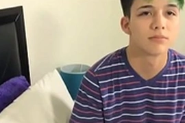 Twinks Casey Xandee and Cole Patrick barebacking at home