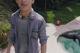 Young Twink Step Brother Teaching Threesome With Two Older Jock Step Brothers By Pool