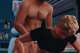 SIMS 4 - Dad Fucks Step Son Behind His Wife's Back [Step Education 3]