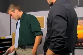 Employee austin ried seduced by his gay boss kirk cummings