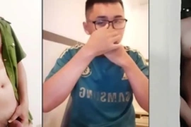 Vietnamese cop broadcasts his kinky police fetish on Blued, featuring uniform inspections, discipline scenarios, and intense role-play. This streaming slave delivers a unique BDSM experience for viewers.