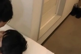 Bound twink gets his ass rammed by a thick dong, while his own cock is stroked. HD video showcases intense bondage action with a skinny Asian boy.