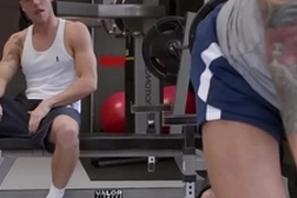 Justin matthews and dakota payne are breaking a sweat