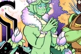 Yarrow Valley's Plant Boyfriend craves your seed. Watch as he seductively lures you in, his thirst for your essence palpable. Witness the erotic climax as he's showered with your desire.