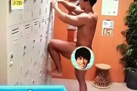 In a steamy Japanese bathhouse, a mischievous prank unfolds. The unsuspecting Naotaka Yokokawa finds himself stripped bare, igniting a hilarious and embarrassing dash through the public onsen, leaving viewers in stitches.