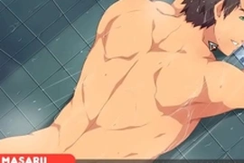 Steamy encounter ignites in the locker room showers. The seductive brunette, eager to please, initiates a passionate tryst with a hunky athlete. Their lustful encounter unfolds under cascading water, oblivious to the world outside.
