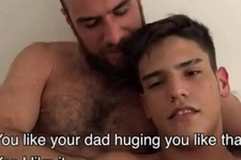 Latin teen step son shares step dad with boyfriend threesome - walter, tommy