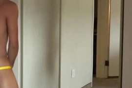 A stunning Asian teen jock indulges in a solo session, stroking his big dick with skillful hands, leading to an explosive climax that he showers himself with.