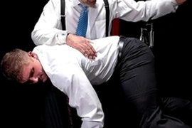Master felix kamp and handsome teen clayton foster is at the dark room. felix give clayton many spank that he will not forget, as clayton cum on floor