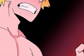 Kirishima gets turned on when he sees bakugo naked and then he fucks him