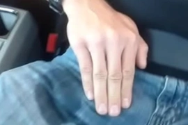 Wetting my jeans in a rental car