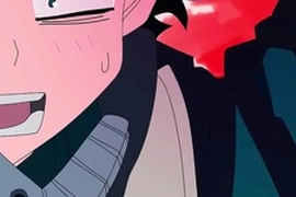 Midoriya gives up his ass to his straight friend bakugo