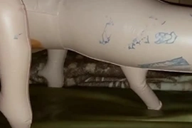 Fucking a male blow-up doll on my waterbed 15-2-2020