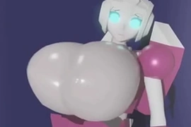 Arcee’s breast expansion in 14mins loop (squishykaiserin)