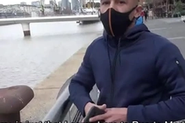 Straight latin dude has gay sex for cash