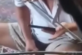 Caught masturbating