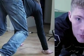 A straight teenage boy 19 irresponsibly quits his job and is spanked for it