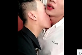 Two slim Asian twinks enjoy their first sex. GayWiz.com