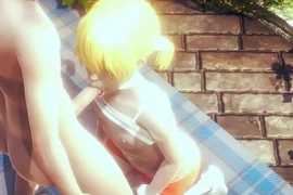 Yaoi Femboy - Fer blowjob and anal by other femboy - Sissy crossdress Japanese Asian Manga Anime Game Porn Gay